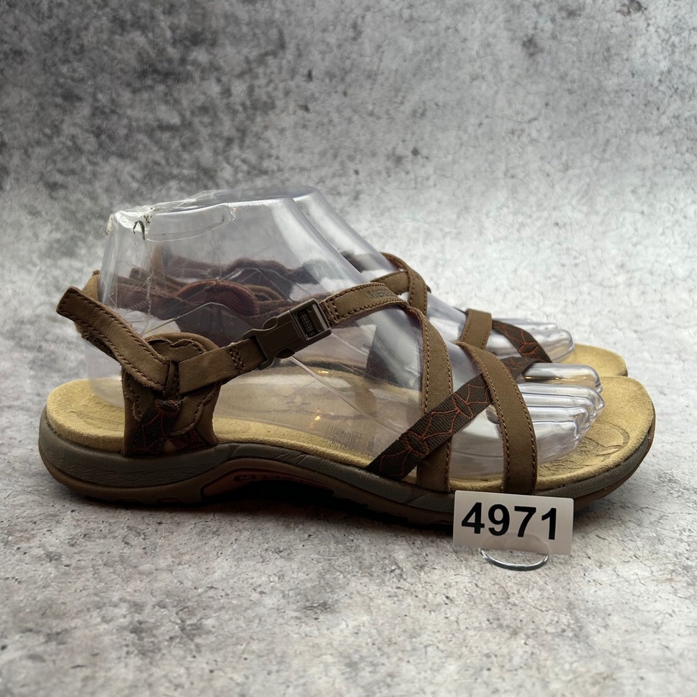 Merrell Jacardia Sandals Women Size 8 Brown Leather Strappy Sport Comfort